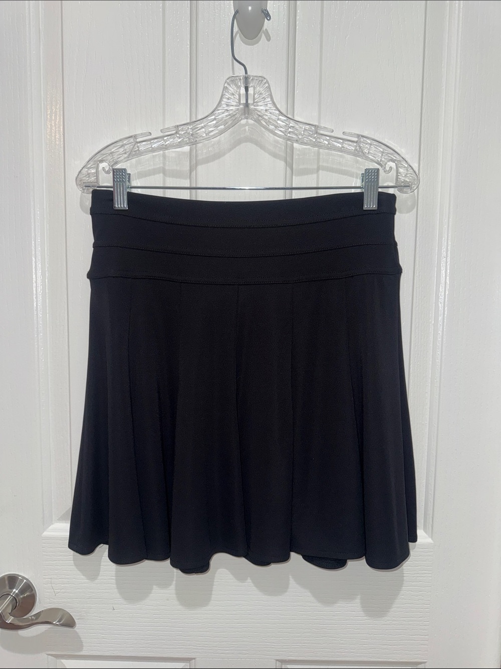 INC International Concepts Black Circle Skater Skirt - Petite Size Petite